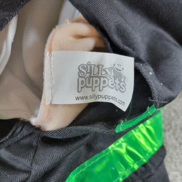 Silly Puppets Fireman Dog Puppet 23" Dalmatian Animal Plush 2008 Rod - Picture 5 of 16